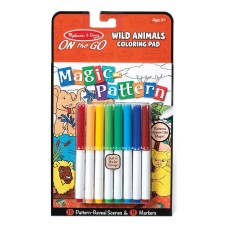 Melissa & Doug Magic Pattern Wild Animals Colouring Pad