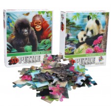 3D Puzzle Morning Panda/Jungle Buddies w/50 pcs