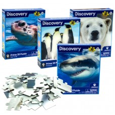 Discovery Sea and Polar Animals 3D Puzzle Asst w/50 pcs