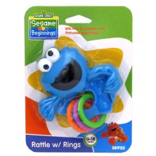 sesame beginnings rattle with rings