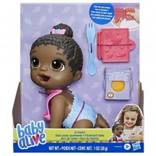 Baby Alive Lil Snack Baby Doll- Black Hair