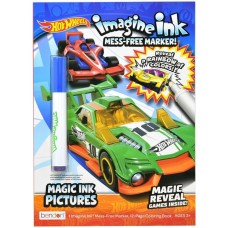 Hot Wheels Imagine Ink Magic Ink Coloring Book