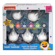 Baby Shark Paint-By-Number Plaster Figurines