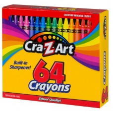CRA-Z-ART 64 PACK CRAYONS 
