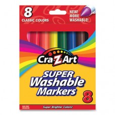 CRA-Z-ART 8 PACK CLASSIC BROAD WSHBLE MARKER 