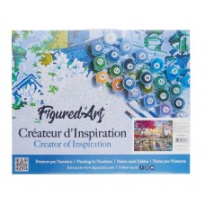 Figured'Art: Paint by Numbers Kits Assorted with Canvas Frame Minimum 4 Styles