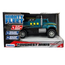 MIGHTY FLEET TOUGEST MINIS TOUGH CAB TOW TRUCK 6" Light & Sound