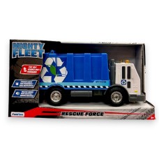 MIGHTY FLEET RESCUE FORCE RECYCLING TRUCK 12" LIGHT & SOUND