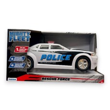 MIGHTY FLEET RESCUE FORCE PICKUP TRUCK POLICE 12" Light & Sound