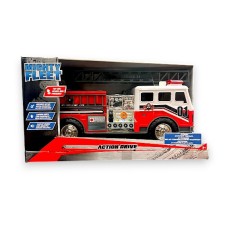 MIGHTY FLEET ACTION DRIVE FIRE TRUCK 16" Light & Sound