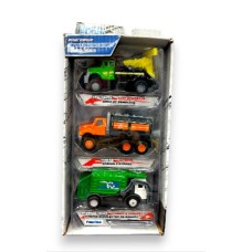 Mighty Fleet Die Cast 3 Pack Trucks