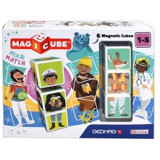 MAGICUBE Mix & Match Animals w/ 6 Magnetic cubes