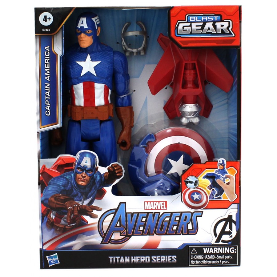 Avengers Titan Hero Series Blast Gear Captain America