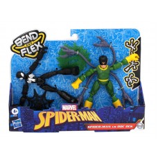 Spider-Man Bend and Flex Black Suit Vs. Doc Ock Figures