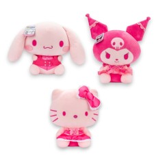 HELLO KITTY & FRIENDS-12"  PLUSH ASSORTMENT MONOCHROME