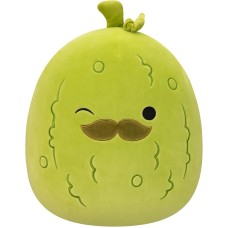 SQUISHMALLOW - 24" CHARLES-WINKING PICKLE WITH MUSTACHE