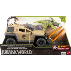 Jurassic World Truck & Einiosaurus Dino Action Figure Toy Set