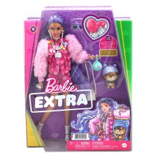 Barbie Extra Doll #6 in Teddy Bear Jacket and Shorts with Pet
