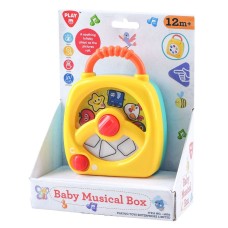  BABY MUSICAL BOX WIND UP MUSIC BOX