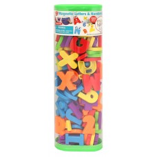 Magnetic Letters & Numbers w/120 pcs