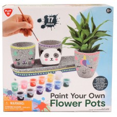 Paint Your Own Flower Pots w/17 pcs