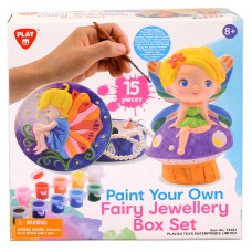 Paint Your Own Fairy & Jewelry Box Set - Ceramic