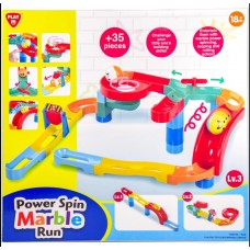 POWER SPIN MARBLE RUN SUPER - OVER 128 PCS