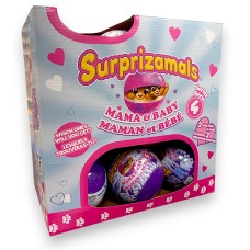 Surprizamals Mama & Baby Mini Plush Animal Capsule