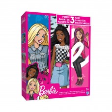 Barbie Kids 3pk Puzzles