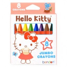 Hello Kitty 8-Count Jumbo Crayons