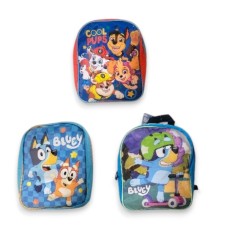 Bluey & Paw Patrol 11" Backpacks Assorted (Pre-priced)