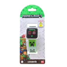 MINECRAFT LED WATCH W/PRINTED STRAPS