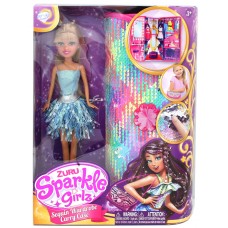 SPARKLE GIRLZ - 10.5" Lifestyle Doll with Sequin Wardrobe Carry Case 